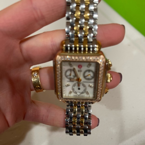 MICHELE DECO XL DIAMOND WATCH - Picture 4 of 13